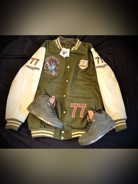 🏆THE WINNING TEAM🏆 couture apparel Varsity Jacket Limited (Cadillac) Edition